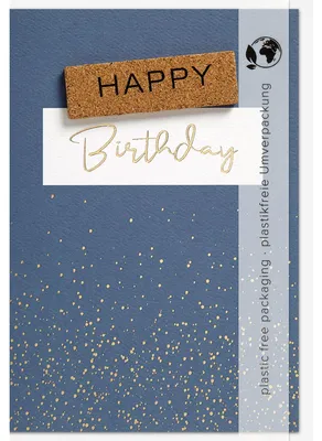 Imagen del producto de Tarjeta de cumpleaños Perleberg 7841027-2, colección "Momentos", incluye sobre