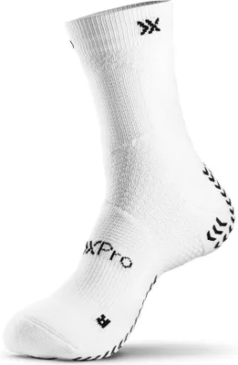 Produktbild von Socken zur Unterstützung des Fußgewölbes für Racketsportarten – Weiß, Größe M (EU 41-46)