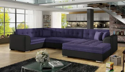 Immagine prodotto di Divano angolare design, con funzione letto, divano letto, divani imbottiti, divani angolari, arredamento soggiorno