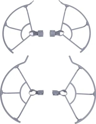 Productafbeelding van Drone propellerbeschermers met snelle bevestiging, reservepropellers, stootranden en beschermringen. Professionele accessoires voor de DJI Air 3S en Air 3