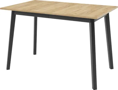 Produktbild von Masseno ESSTISCH ENZO S 125 cm - 165 cm / 80 cm x 77 cm Ausziehbar Rechtecktisch, Esszimmertisch, Küchentisch, Modern Design