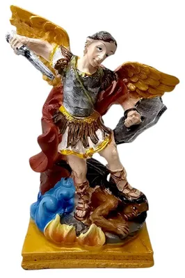 Produktbild von Art Sacrum Figur Erzengel Michael, 11 cm, aus Kunstharz
