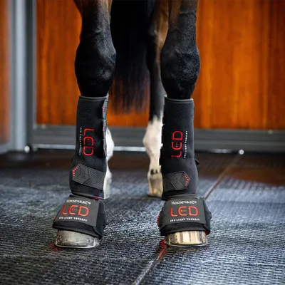 Produktbild von Horseware LED Red Light Therapy Bandage , Farbe:black/black, Größe:Rechts