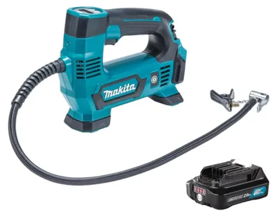 Immagine prodotto di Compressore a batteria Makita MP 100 DA1 12 V max. 8,3 bar + 1x batteria 2,0 Ah - senza caricabatterie