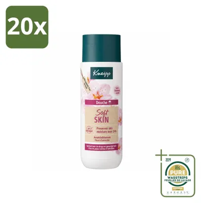 Produktbild von 20 x Kneipp Douchegel Soft Skin Amandelbloesem - 200 ml - Vorratspackung - 20 Stücke