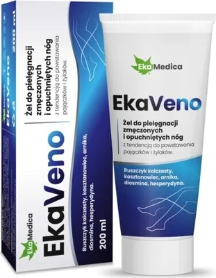 Produktbild von EkaMedica EkaVeno Beinpflege-Gel für müde und geschwollene Beine, 200 ml