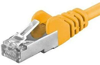 Image de PREMIUMCORD câble patch CAT6a S-FTP, RJ45-RJ45, AWG 26/7 3m jaune (sp6asftp030Y)