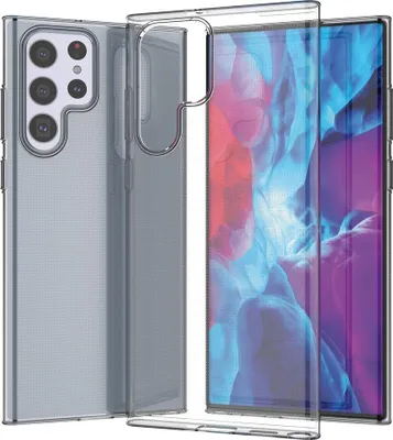 Zdjęcie produktu dla Żelowy Pokrowiec Etui Ultra Clear 0.5Mm Samsung Galaxy S22 Ultra Przezroczysty