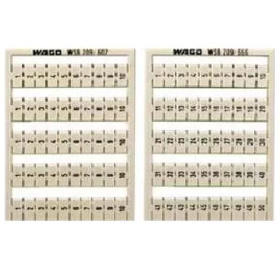 Productafbeelding van WAGO GmbH & Co. KG, WSB-identificatiesysteem S: 11-20 (10 stuks), artikelnummer 209-603, 5 stuks