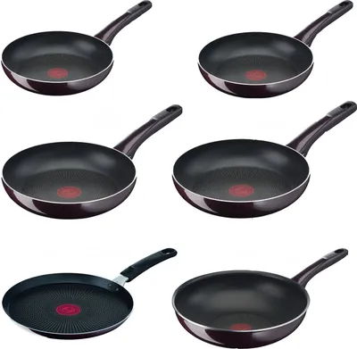 Produktbild von Tefal Resist Intense Pfanne 24 cm D52204, Rund, Allzweckpfanne, Schwarz, Rot, Titan, 175 °C, Aluminium