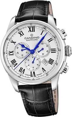Produktbild von Candino Herren Uhr Analog Sport Leder Armbanduhr Sport schwarz D2UC4745/4