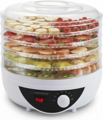 Image de Esperanza EKD002 Lebensmittelentwässerer Schwarz, Transparent, Weiß 250 W