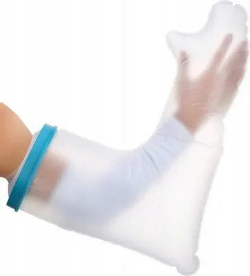 Zdjęcie produktu dla Rękaw Kąpielowy Ochraniacz Na Rękę Przedramię Osłona Na Gips Ranę Opatrunek