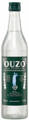 Produktbild von Ouzo Tirnavou green 37,5% 0,7l Katsaros