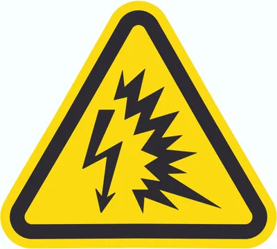 Produktbild von Achtung Lichtbogen Symbol Aufkleber Dreieck D30mm