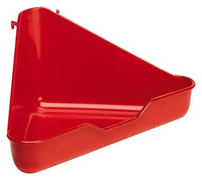 Productafbeelding van Ferplast Hoektoilet fretten L 370 voor fretten en kleine konijnen 27x27x17CM