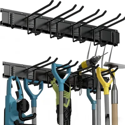 Image de Omgoods - Support mural pour outils de jardin, avec 6 crochets