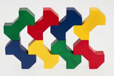 Produktbild von Holzspielzeug Bausteinspiel BONE LxBxH 208x158x30mm NEU