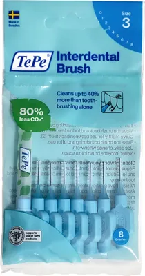 Obrázek produktu pro Mezizubní kartáčky TePe Originální 0,6mm - Modré, 8ks