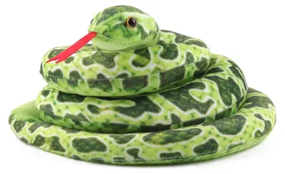 Image de Serpent en peluche réaliste pour enfants