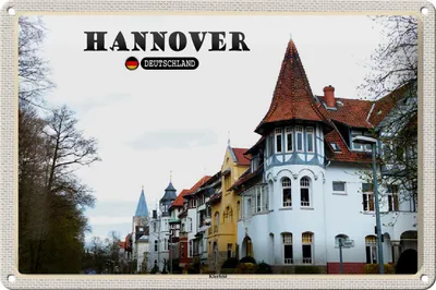 Produktbild von Blechschild Städte Hannover Kleefeld Architektur 30x20cm
