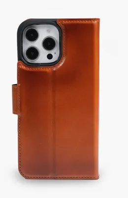 Produktbild von Wachikopa Lederhülle kompatibel mit iPhone 16 Pro mit Kartenfach