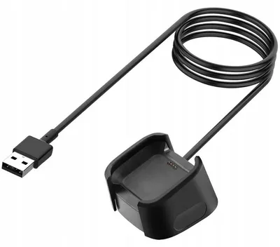 Produktbild von FitBit Versa 2 USB Ladekabel Ladestation Schwarz