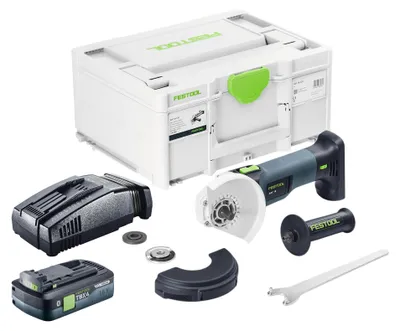 Produktbild von Festool AGC 18-125 EB-Basic Akku Winkelschleifer 18 V 125 mm Brushless + 1x Akku 4,0 Ah + Schnellladegerät + Systainer
