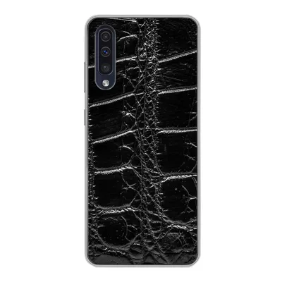 Produktbild von MuchoWow® Handyhülle Schutzhülle Hülle für Samsung Galaxy A30s Tiermuster - Krokodile - Leder Silikon Softcase Handy Hülle - Karteninhaber