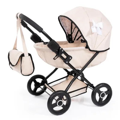 Produktbild von Bayer Design 12775AA Puppenwagen Cosy, integrierter Korb, faltbar, mit Decke, Kissen und Tasche