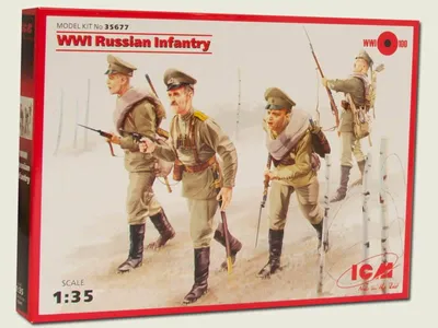 Produktbild von ICM 35677 WWI Russische Infanterie