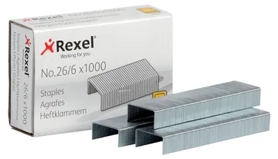 Productafbeelding van Nietjes 26/6 mm, verpakking van 1000 stuks