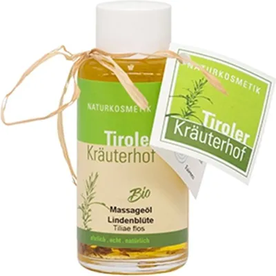 Produktbild von Bio Massageöl Lindenblüte 100ml