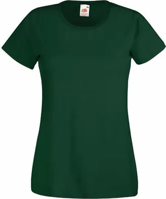 Produktbild von Fruit of the Loom - Lady-Fit Valueweight T - Bottle Green - XXL