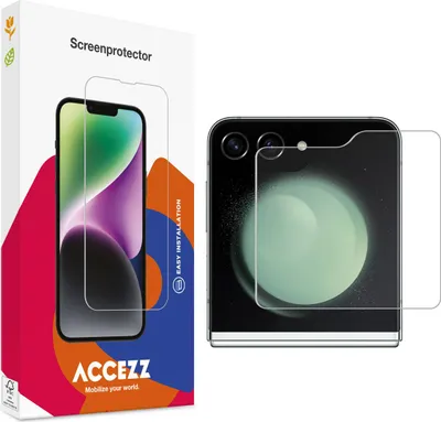 Productafbeelding van Accezz Gehard Glas Screenprotector voor de Samsung Galaxy Z Flip 5 / 6 / 7 FE
