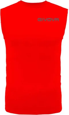 Produktbild von Givova Corpus 1 Ärmelloses Baselayer Rot S Mann Rot S
