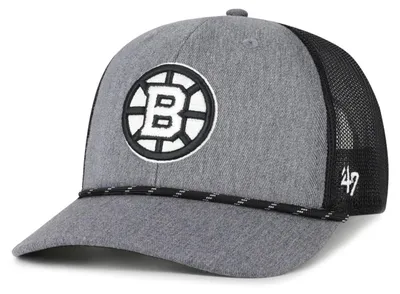 Produktbild von '47 Brand Cap NHL Boston Bruins Carbon Rope '47 TRUCKER Charcoal