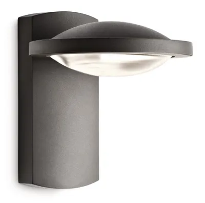 Produktbild von Philips myGarden Freedom LED-Wandleuchte anthrazit, Wandbeleuchtung für den Außenbereich, Anthrazit, Aluminium, IP44, Garten, Terrasse, I
