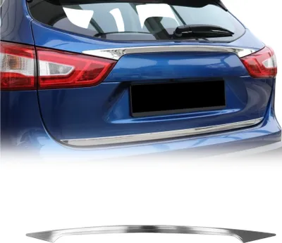 Image de Poignée de Coffre Arrière pour Nissan Qashqai 2014-2021 acier inox Brossé