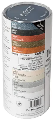 Pastel-Tekenset, 10 Farben, professionell, auswaschbar
