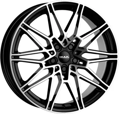 Produktbild von 19 Zoll Alufelge MAK koenig 19"x8.5" 5x120 PCD ET48 72.6mm Felge Schwarz