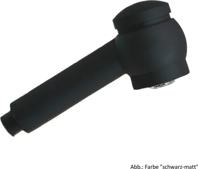 Produktbild von KWC Brausen Auszugsbrause A225, schwarz-matt (ab 1/2018), Z538101136