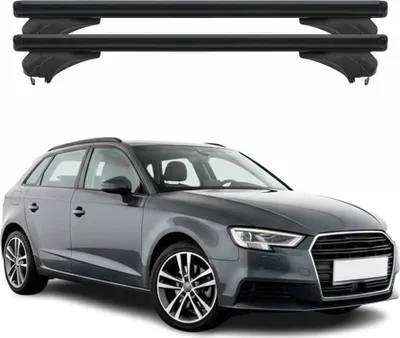 Obrázek produktu pro Střešní nosič Menabo pro Audi A3 8VA Sportback 2013-2020 hliník černý 2 ks