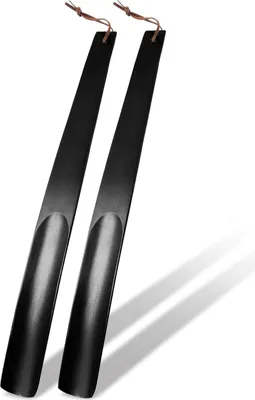 Obrázek produktu pro 2Pcs Shoehorn Dlouhý dřevěný dlouhý roh na boty Dlouhý stahovák na boty