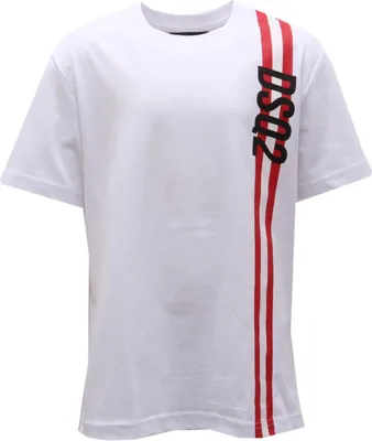 Immagine prodotto di 9974AG maglia bimbo BOY DSQUARED2 white printed Cotone t-shirt
