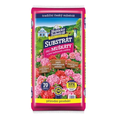 Obrázok produktu pre Nohel Záhradný substrát FORESTINA HOŠTICKÝ pre muškáty 70l