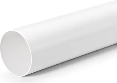 Produktbild von Naber Rohr 100 Rundrohr, weiß, Länge 900 mm  - Lüftungstechnik