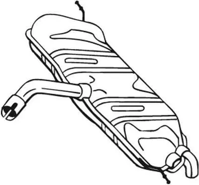 Produktbild von Bosal Endschalldämpfer 233-807