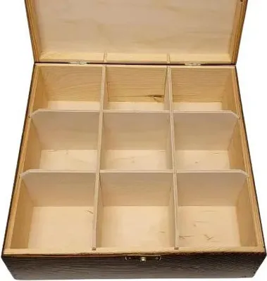 Obrázek produktu pro dřevěná kazeta na čaj a různé předměty.