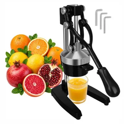 Produktbild von Manuelle Zitruspresse, 40 cm Hebelpresse, Eisenkonstruktion